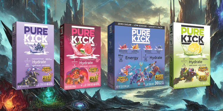 Warcraft Rumble, Pure Kick Warcraft Rumble, Warcraft Rumble Drink Mixes