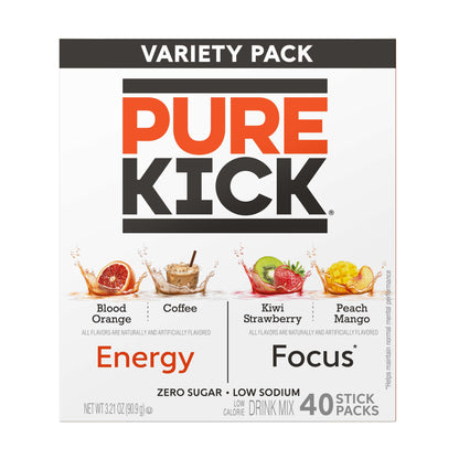 Pure Kick Energy Focus Variety Pack