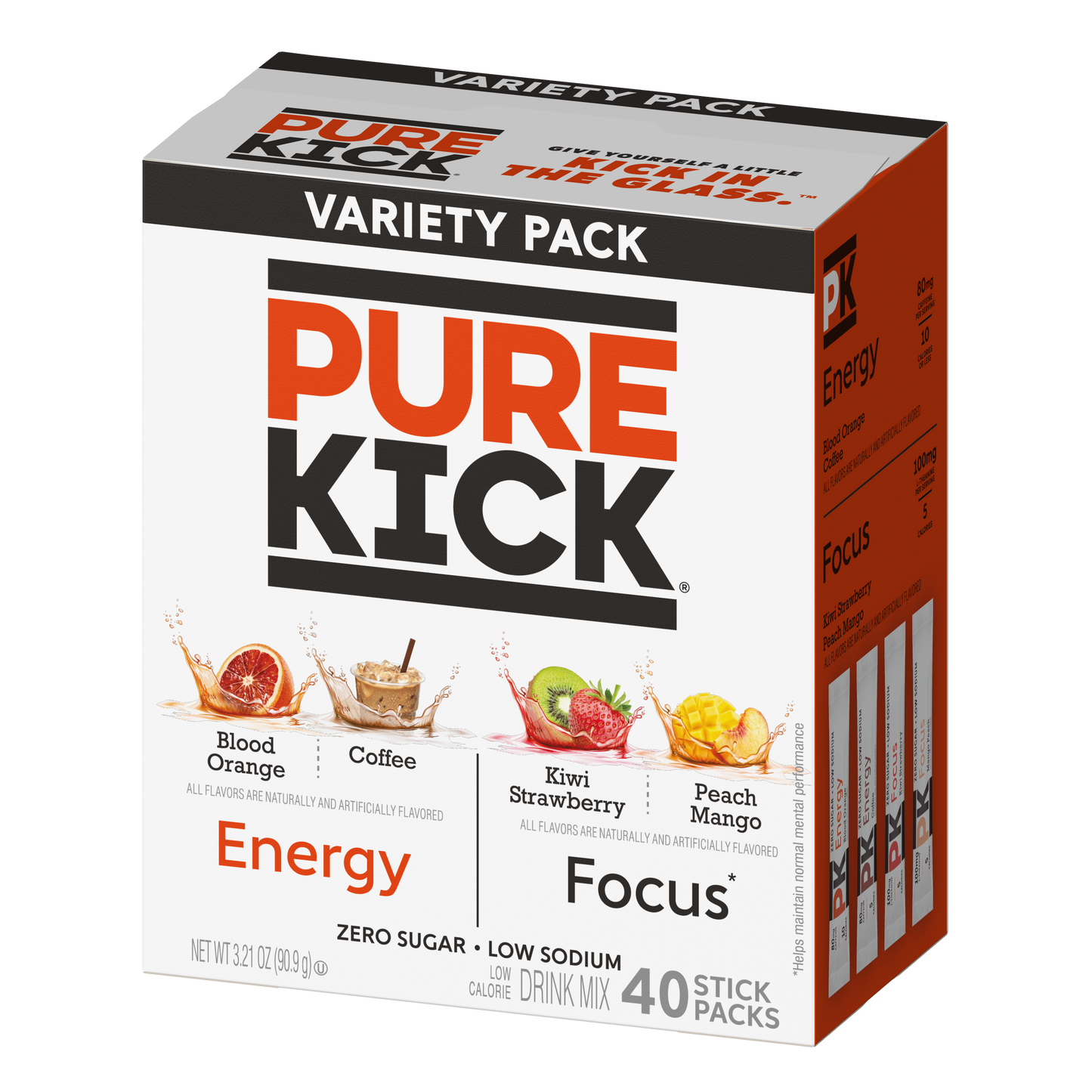 Pure Kick Energy Focus Variety Pack