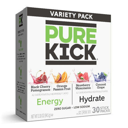 Wyler's Light Pure Kick Energy Hydrate Variety Pack 30ct 