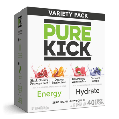 Wyler's Light Pure Kick Energy Hydrate Variety Pack 40ct Box