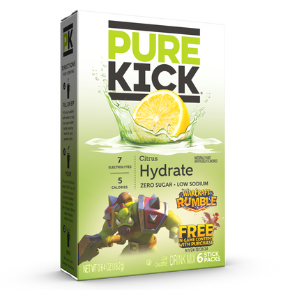 Pure Kick Warcraft Citrus, Warcraft Citrus Drink, World of Warcraft Citrus Drink, Warcraft Rumble, Warcraft rumble citrus drink mix, warcraft citrus drink mix