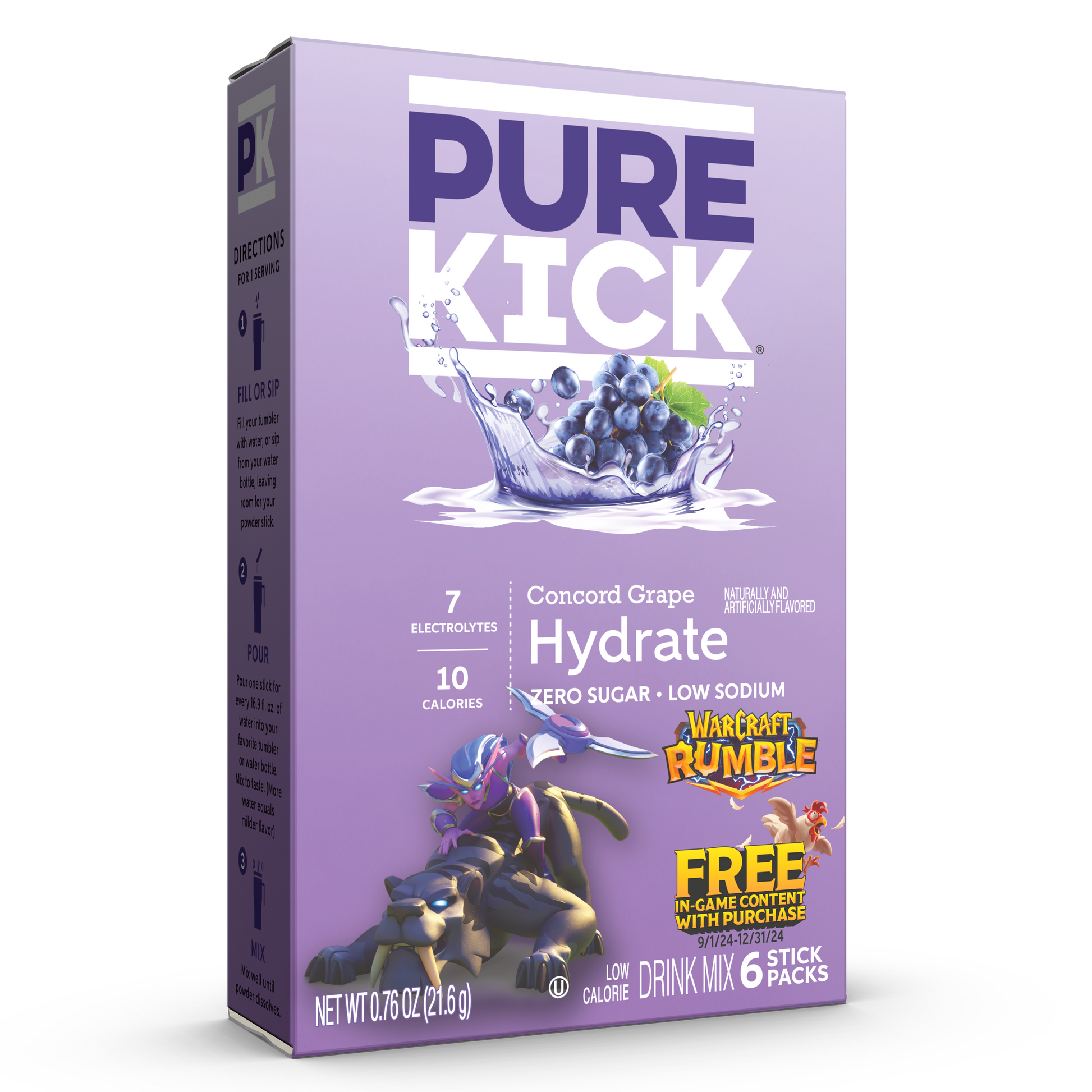 Pure Kick World of Warcraft Drink, World of Warcraft Drink, Warcraft Grape